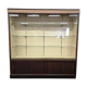 XL vintage wooden display cabinet / sideboard / wall cupboard