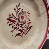 Ancien plat faïence sarreguemines et digoin modèle ala