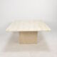 Italian Travertine Coffee Table, 1980s