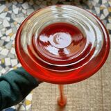 large vintage soliflore of 1 meter from the 70s in glass