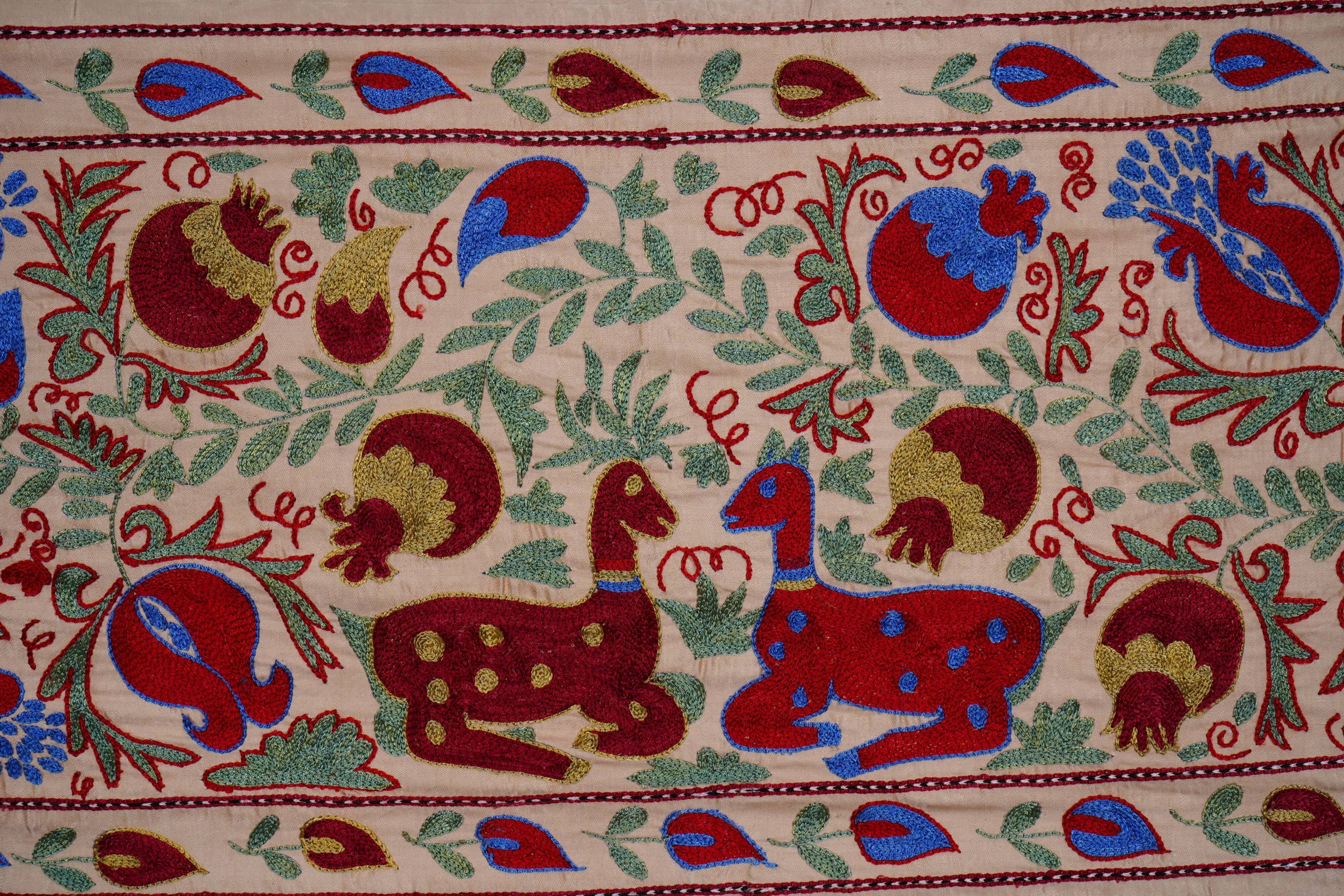 Hand-knotted rug, vintage Turkish rug 53x187 cm