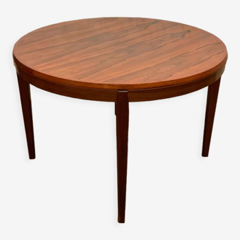 Extendable round table in rosewood 1960