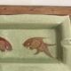Celadon Ashtray Fish China Japan Cracked Asian Ceramic 20th Century