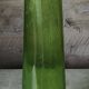Green bubble glass vase