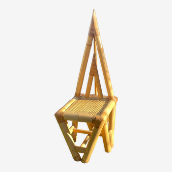 Triangle chair design 50 in bamboo