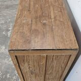Old Art Deco teak desk