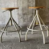 Pair of BAO workshop stools, 1950s