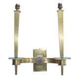 Paire d'applique art déco en bronze