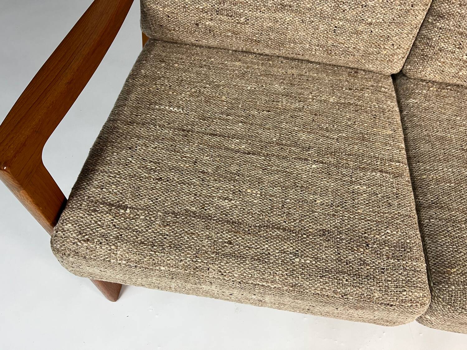 Danish teak 2-seater sofa couch Ole Wanscher vintage mid-century