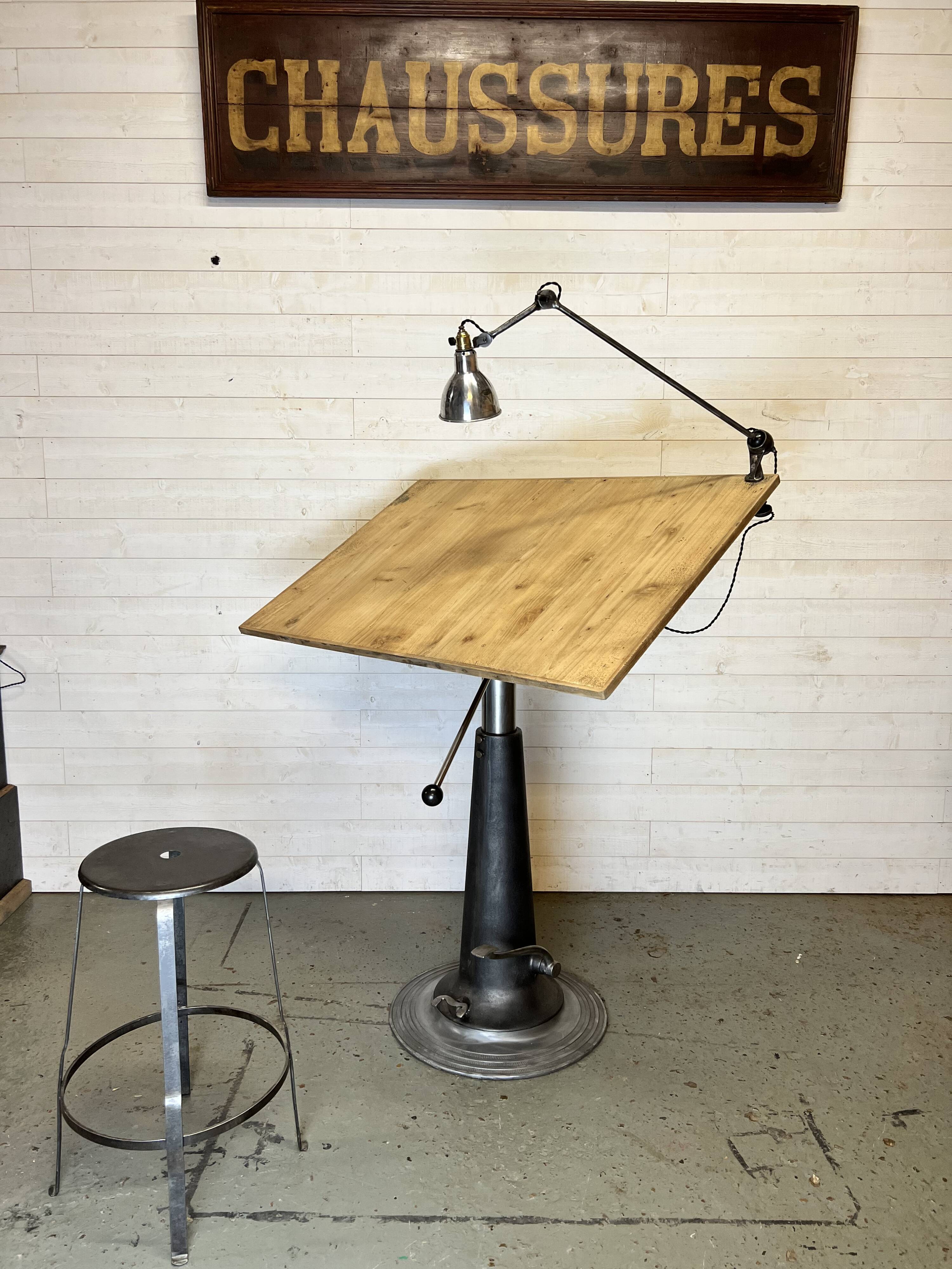 Architect's drawing table Nike Eskilstuna Sweden from the 50s