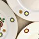 Set of 6 vintage dessert plates RDA