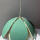 Suspension vintage fleur de lotus verte, 12 pétales