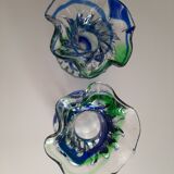 2 Murano vases