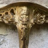 Console in gilded wood