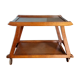 Service coffee table with wheels stamped LG
