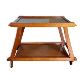 Service coffee table with wheels stamped LG