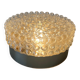 Round bubble glass wall lamp or flush mount by Limburg, 1960s, Germany