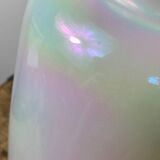 Iridescent glass vase