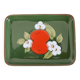 Small rectangular vintage dish '70 ZELLER KERAMIK