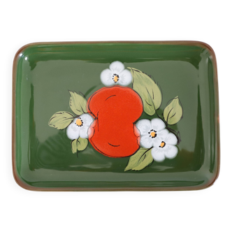 Small rectangular vintage dish '70 ZELLER KERAMIK