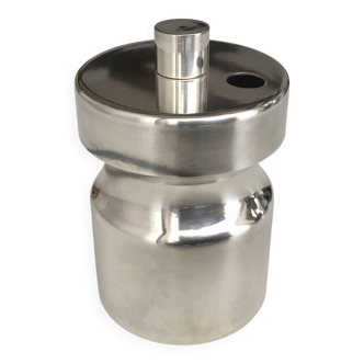 Vintage silver-plated mustard pot, SNPA goldsmiths of France, 20th century