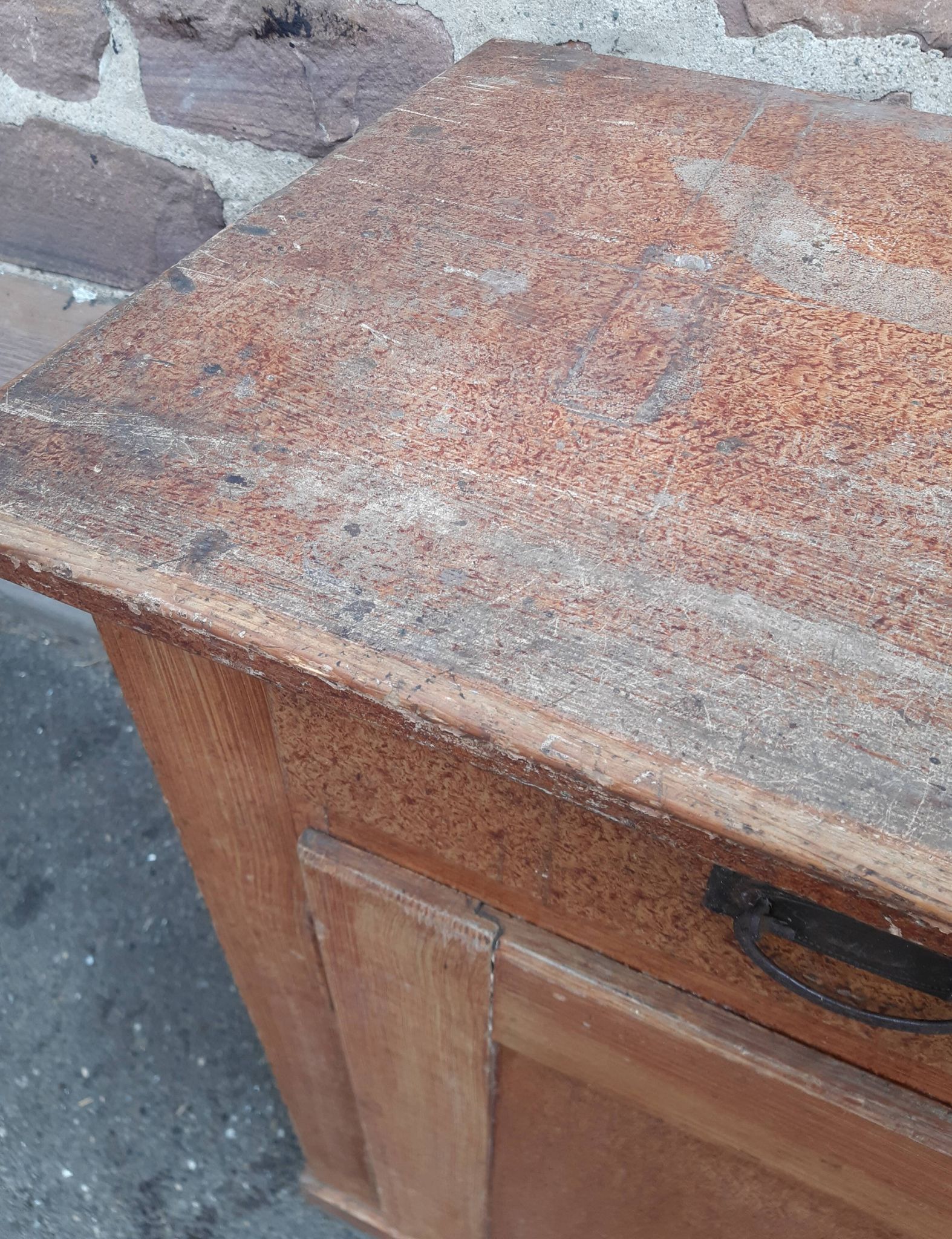 Rustic fir buffet 1920