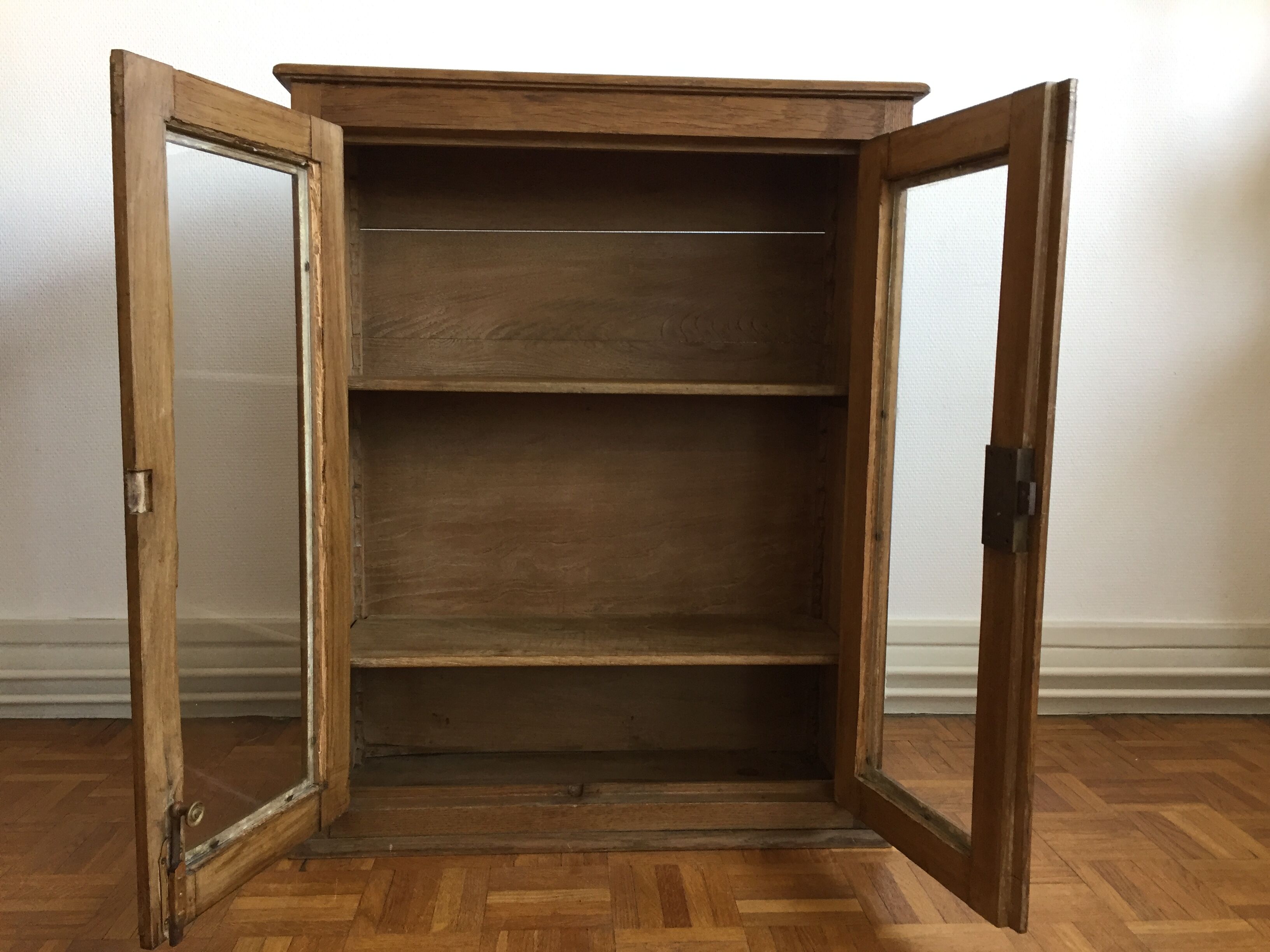 Oak display case