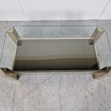 Vintage golden coffee table, 1970