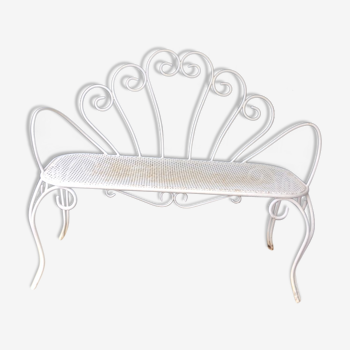 Wrought iron bench