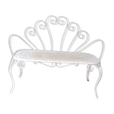 Wrought iron bench