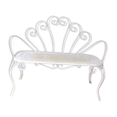 Wrought iron bench