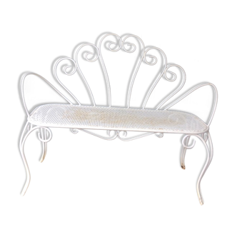 Wrought iron bench