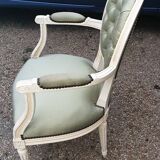 Louis xvi medallion armchair