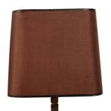 Paire de lampes de table en laiton de style Boulanger des années 50, 45 cm