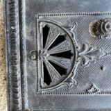 Ancienne porte de four ou cheminée 19eme fonte
