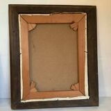 Large portrait painting of a man, oil on canvas, signed.