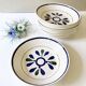 9 soup plates by Toy-Riont, Salins earthenware
