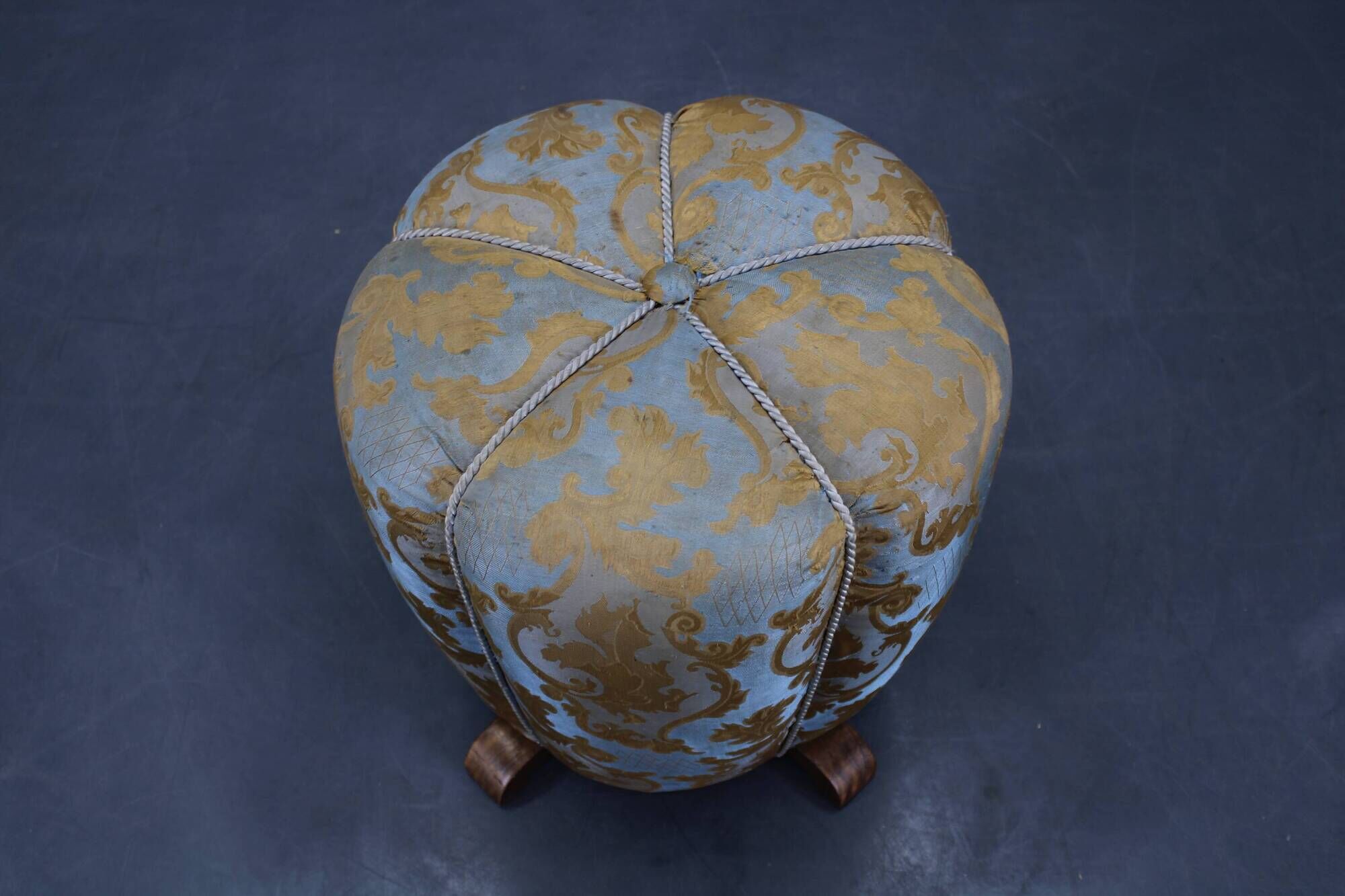 Tabouret Art Déco des années 1940, Tchécoslovaquie