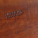 Guerin store vinyls in black metal and wood