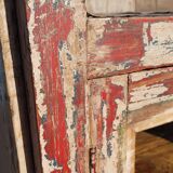 Ancien garde manger en teck birman
