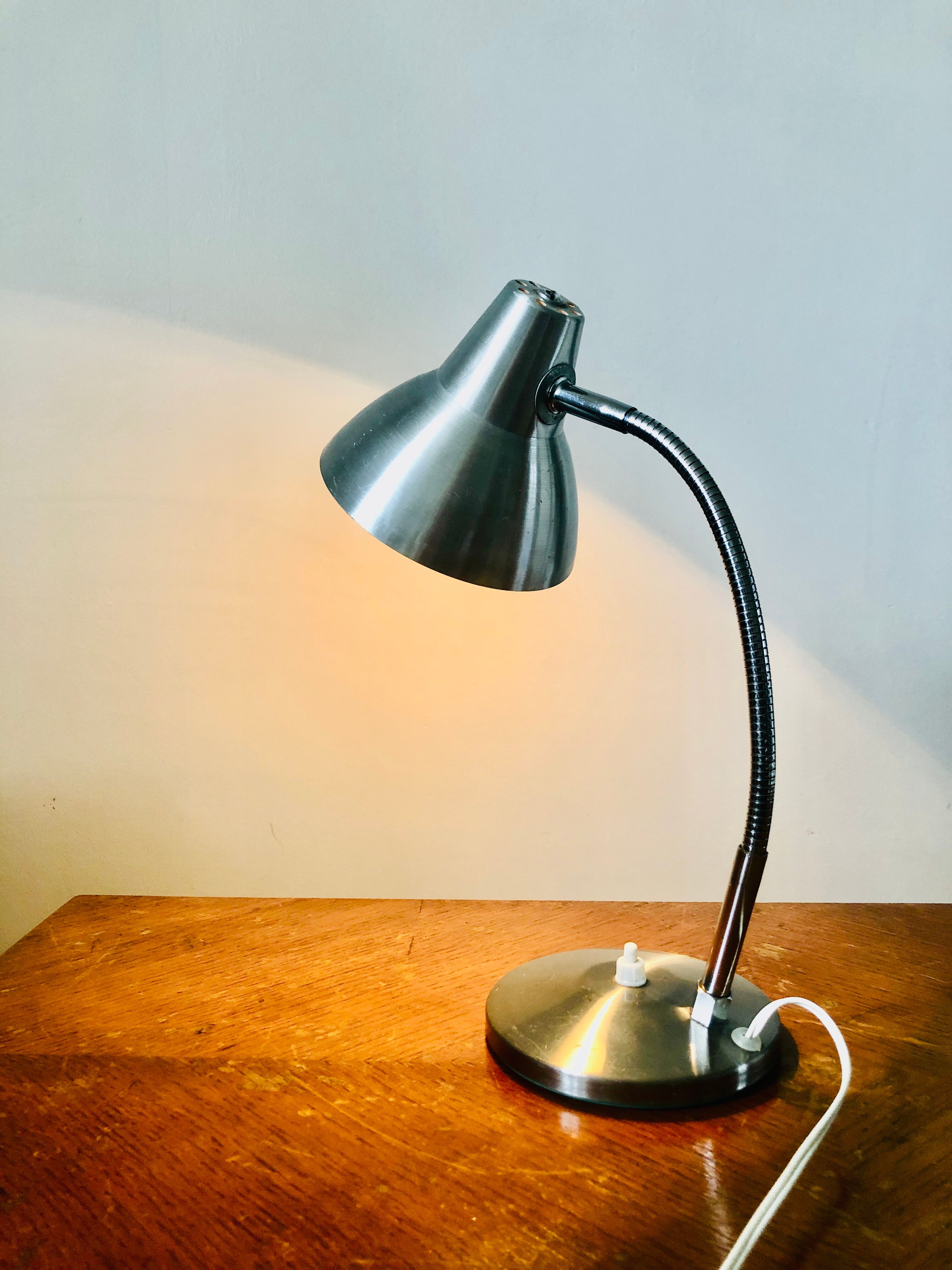 Aluminum hose desk lamp