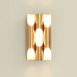 Triple Fuga wall light in copper by Maija Liisa Komulainen for Raak