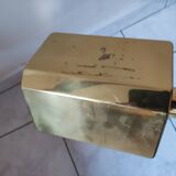 Articulated brass desk lamp, Italian design