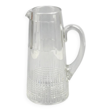Baccarat, Nancy model jug in crystal, 1908
