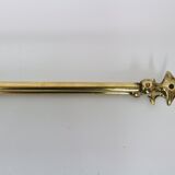 Vintage brass fireplace accessory set