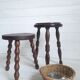 2 stools and 1 pot cover basket