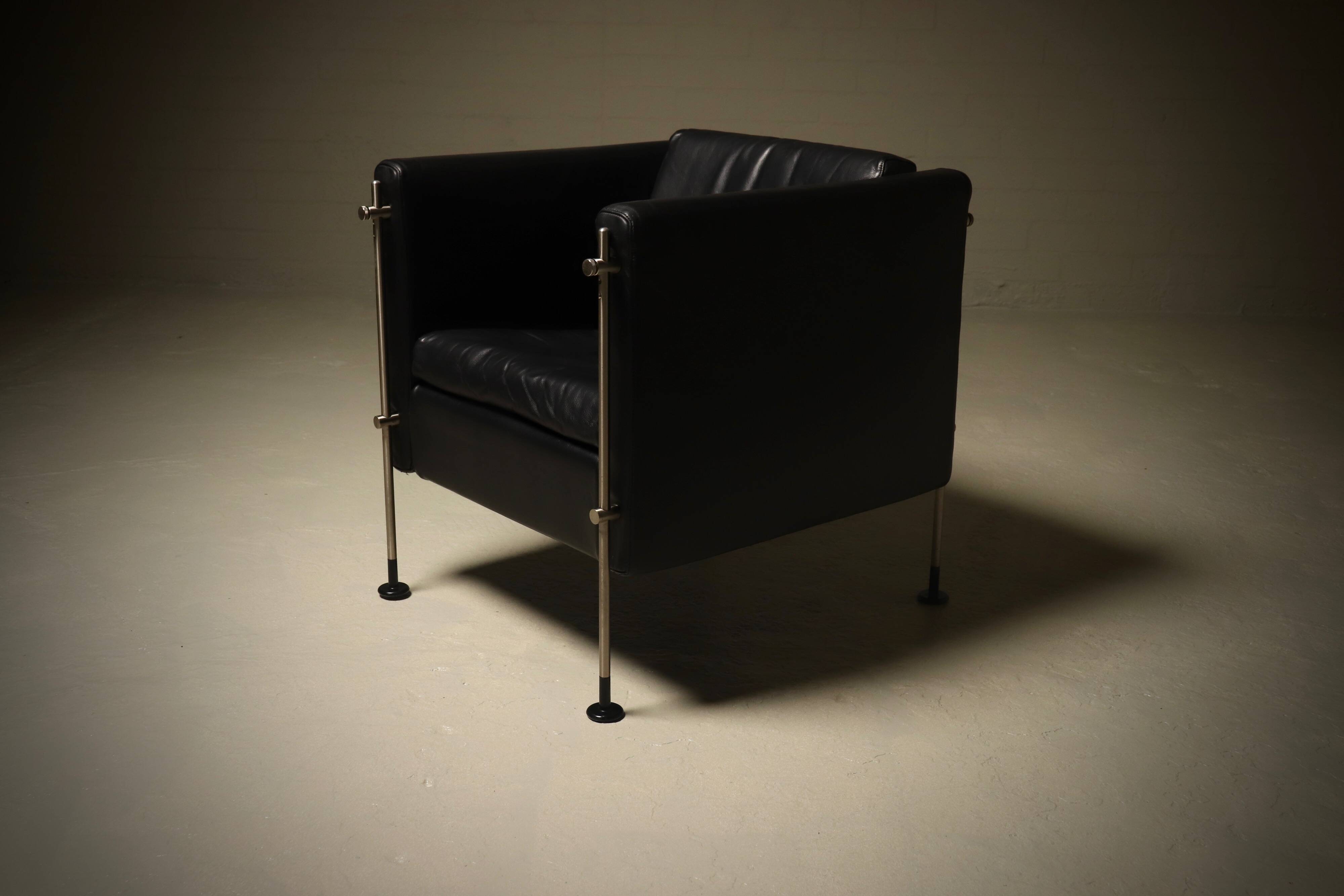 Felix Lounge Chair by Burkhard Vogtherr for Arflex Italy 1980s