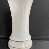 Vase napoleon iii opalescent white opaline