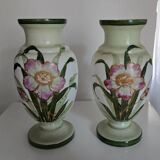 Opaline vase from the Napoléon III period.