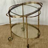 Serving table brass twentieth neoclassical